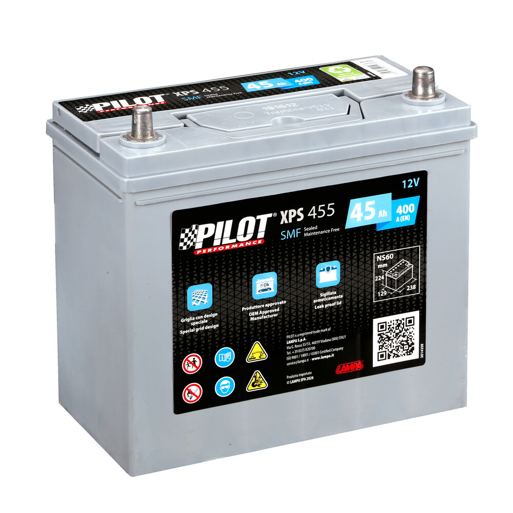 Batterie 12V - Pilot SMF - 45 Ah - 400 A - B00