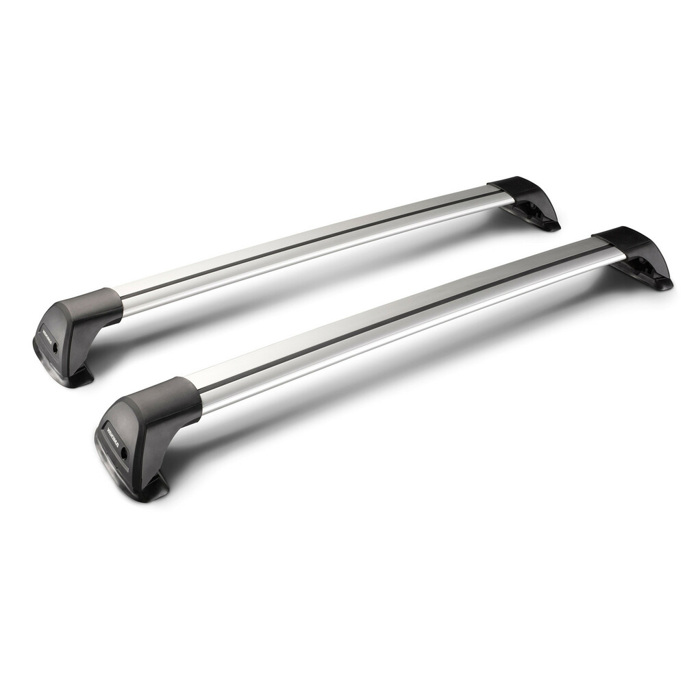 Flush, pair of telescopic aluminium roof bars - 80 cm