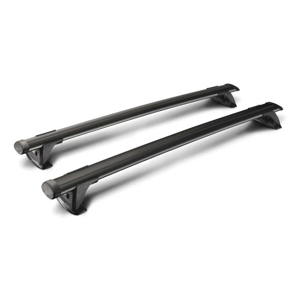 Thru Black, pair of aluminium roof bars - 134 cm