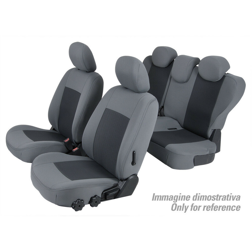 Set coprisedili Superior - Grigio/Nero - compatibile per Citroen C3 Pluriel  (05/03>11/10)