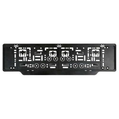European universal rear number plate holder