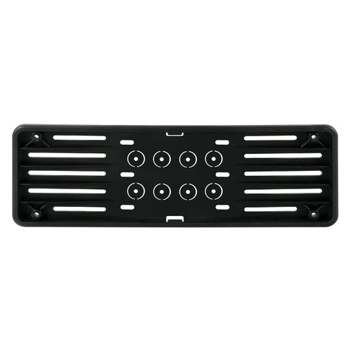PP front licence plate holder - Black