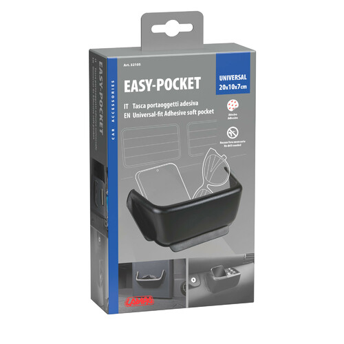 Tasca Portaoggetti Adesiva Lampa Per Auto E Camion – Cassetto Per Cellulare, Chiavi, Occhiali