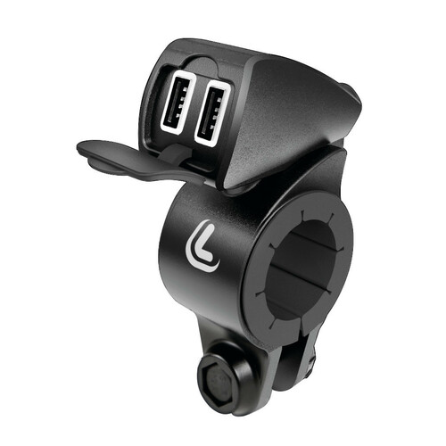 Lampa 38832 Presa USB da Moto con Fissaggio a Manubrio