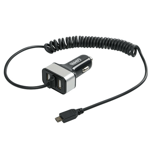 YGL 3 In 1 Caricabatterie USB Per Auto Con Voltmetro E Termometro - Impermeabile, 12V-24V, 2.1A