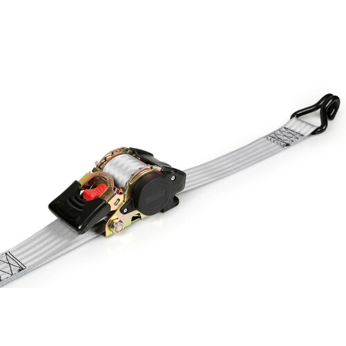 Self-retracting heavy duty ratchet tie-down - 5x300 cm 1