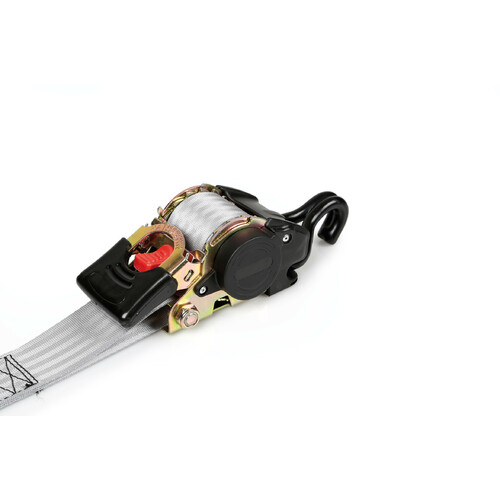 Self-retracting heavy duty ratchet tie-down - 5x300 cm 2