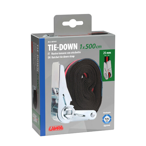 500 cm ratchet tie down strap 1