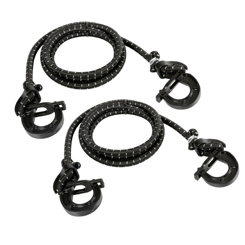 Uni-Flex, pair of size adjustable stretch-cords with safety locks
