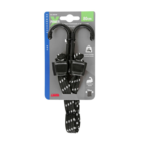 X-Power, heavy duty stretch cord - 80 cm 1