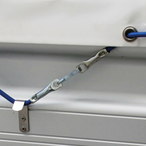 Set of 10 karabiner terminals for rope ends - Ø 8 mm 3
