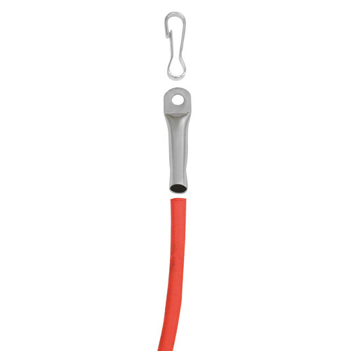 Set of 10 karabiner terminals for rope ends - Ø 8 mm 2