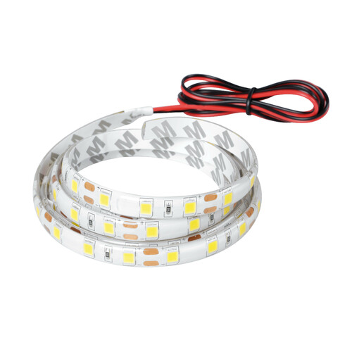 120cm con 60x SMD LED BARRA STRIP LUCE barra 12v Auto Xenon Bianco Autoadesivo 