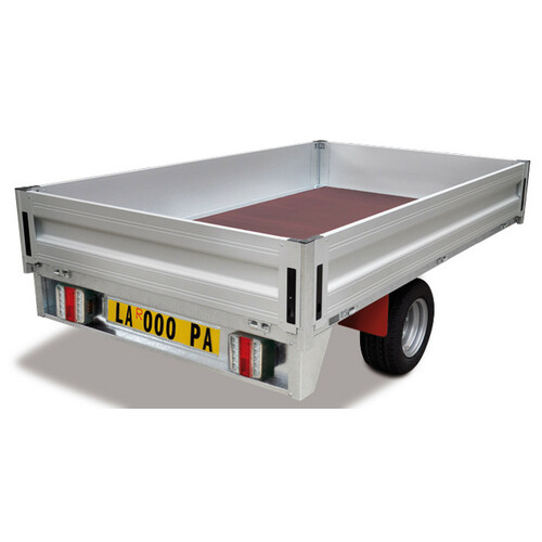 PORTA TARGA RIPETITRICE PER RIMORCHI CARRELLI ANTIRUGGINE CON CERNIERA