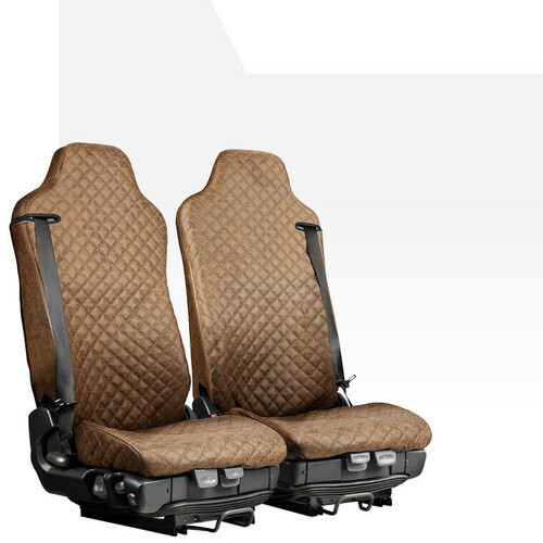 Massgeschneiderte sitzbezüge für lastwagen