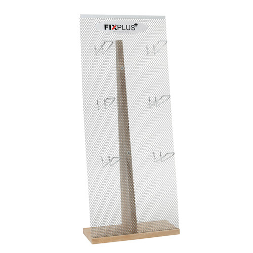 Fixplus, counter display stand with 6 hooks