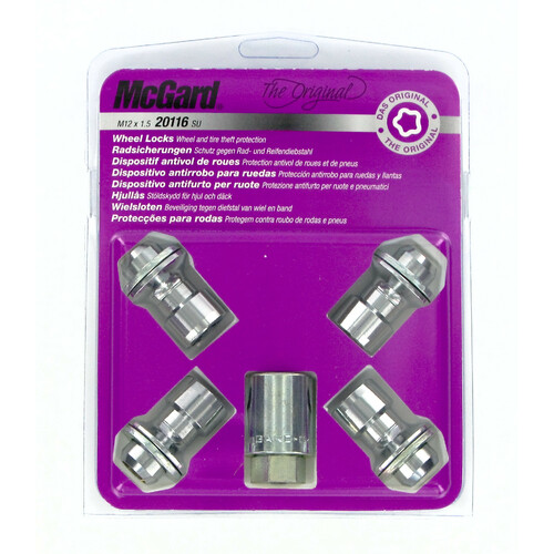 Lampa MG27231SL Bulloni Antifurto Ultra Light Per Cerchi - Kit 4 Pezzi, M14x1,25, Conici
