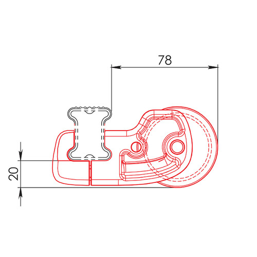 K-0, Kargo roller - 64 cm 2