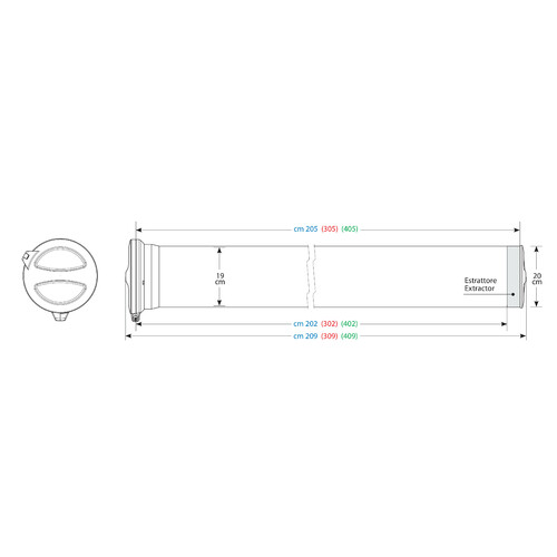 T400, Kargo-Tube, 3 brackets - 405 cm 4