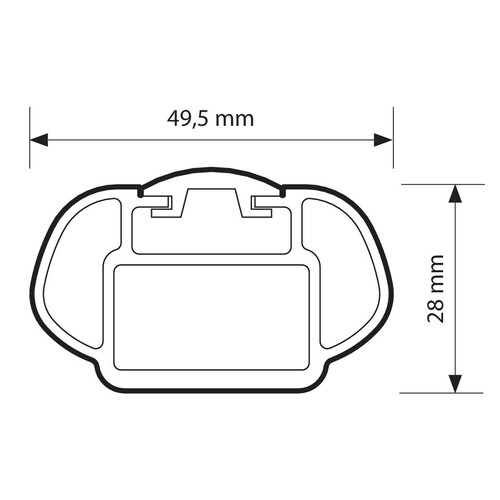 Alumia, pair of aluminium roof bars - XL - 140 cm 2