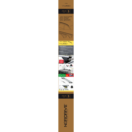 Helio Rail, complete set aluminium roof bars - S - Evos RA 8