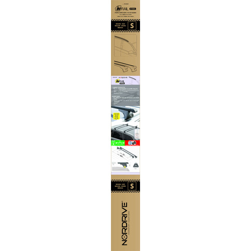 Quadra In-Rail, set completo barre portatutto in acciaio - S - Evos IS 7