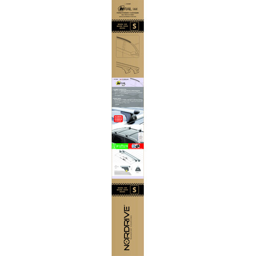 Alumia In-Rail, complete set aluminium roof bars - S - Evos IA 8