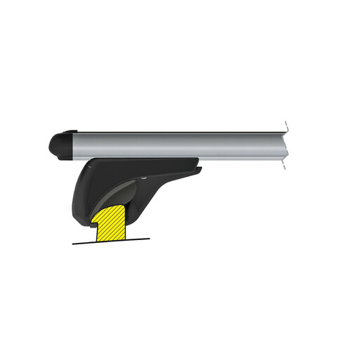 Alumia In-Rail, complete set aluminium roof bars - S - Evos IA 6