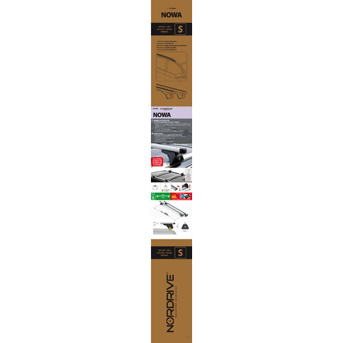 Helio In-Rail, complete set aluminium roof bars - S - Evos IA 4
