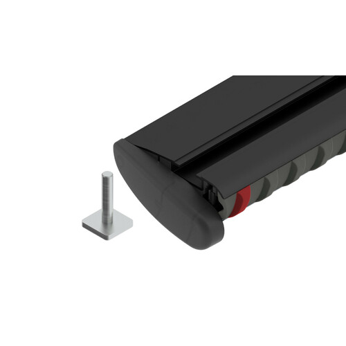 Silenzio Black, pair of aluminium roof bars - S - 108 cm 1