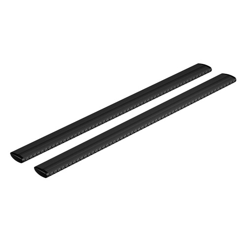 Silenzio Black, coppia barre portatutto in alluminio - M - 120 cm