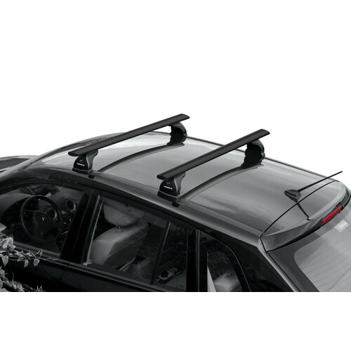 Silenzio Black, pair of aluminium roof bars - L - 128 cm 2