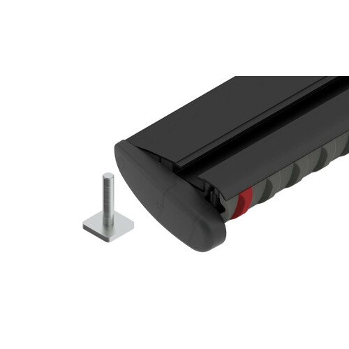 Silenzio Black, pair of aluminium roof bars - L - 128 cm 1