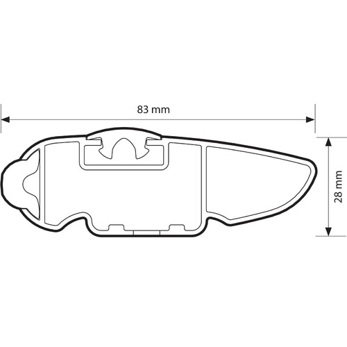 Silenzio, coppia barre portatutto in alluminio - S - 108 cm 6