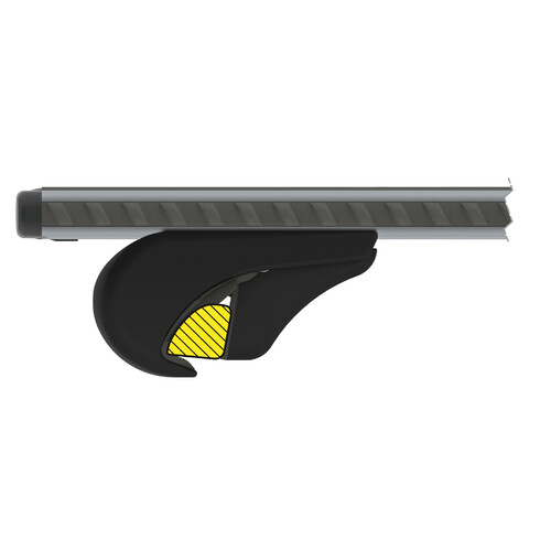 Silenzio Rail, complete set aluminium roof bars - S - Evos RA 3