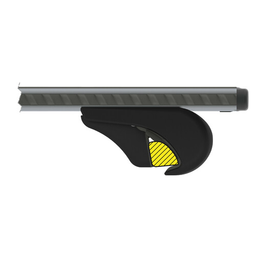 Silenzio Rail, complete set aluminium roof bars - S - Evos RA 5