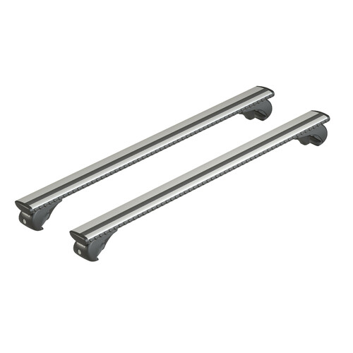 Silenzio Rail, complete set aluminium roof bars