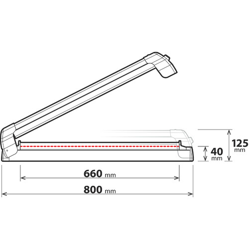 Nordic-King EVO aluminium NK-60 - Argento 3