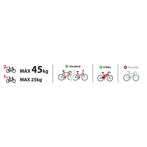 Elix 2, bicycle rack for tow ball - 2 bikes 5