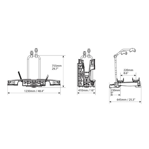 Asura 2, bicycle rack for tow ball - 2 bikes 6