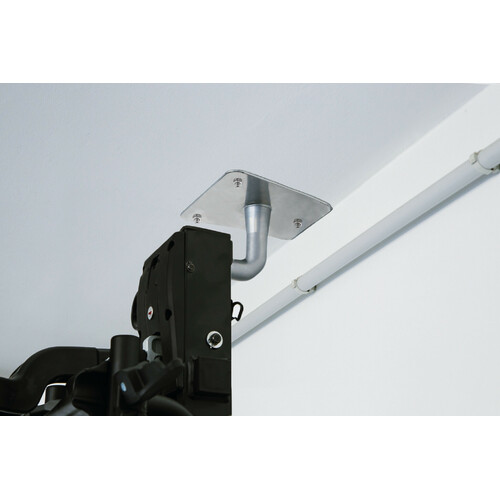 Sphere-1, universal bracket for rear tow hook bicycle racks, wall or ceiling fixing 2