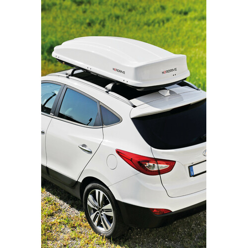 Box 530, ABS roof box, 530 ltrs - Shiny White 1