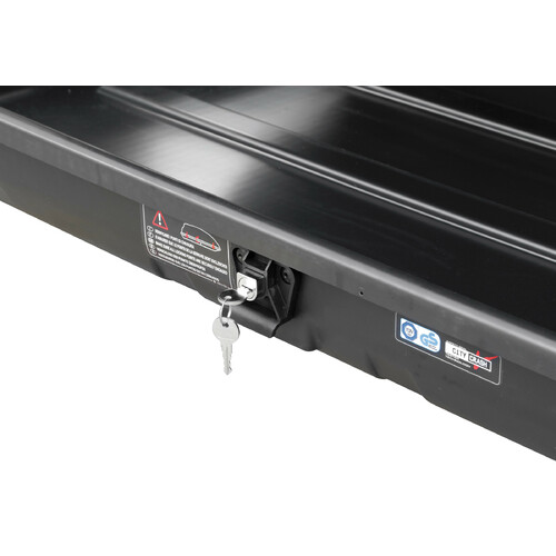 Box 280, ABS roof box, 280 ltrs - Embossed black 4