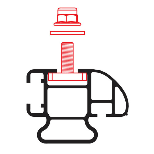 “T” connectors for Kargo-Plus bars 3