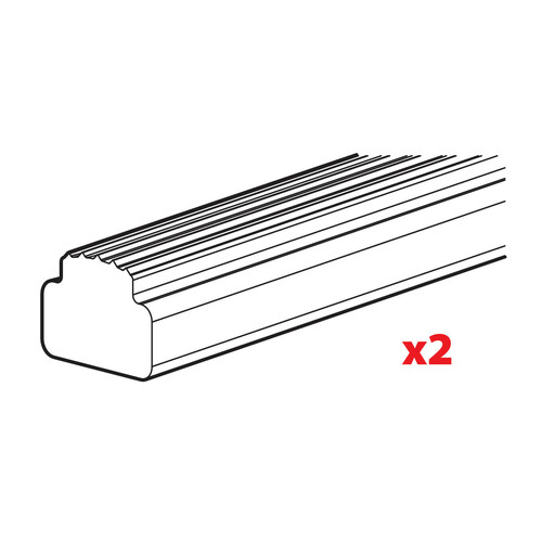 2 upper rubbers set - L = 140 cm