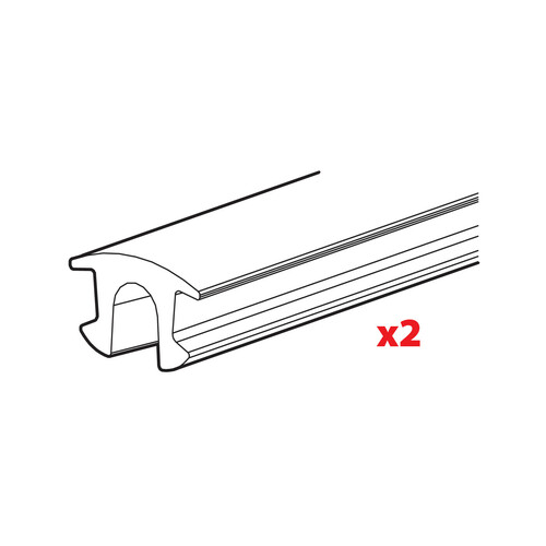 Set 2 gomme inferiori - L = 125 cm