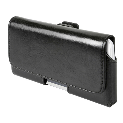 Custodia In Similpelle Per Doro Primo 366 Con Finestra E Clip Da Cintura - Copertura Protettiva Nera