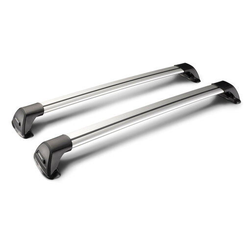 Flush, pair of telescopic aluminium roof bars