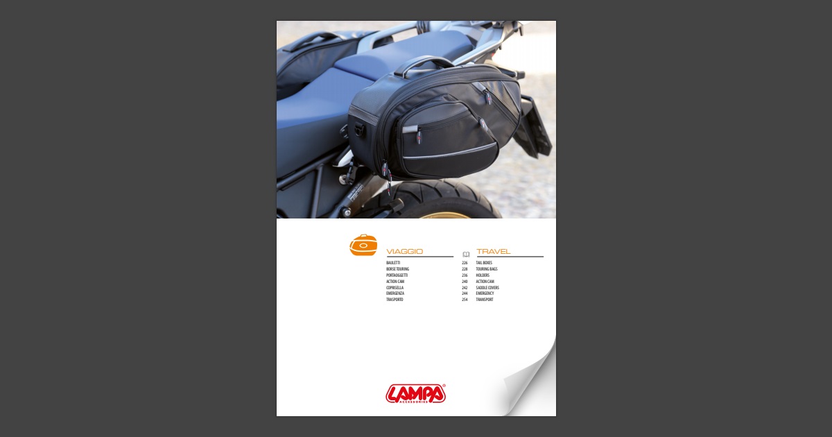 Lampa 66959 kit primo soccorso moto conforme norma europea DIN 13167 - 2014.